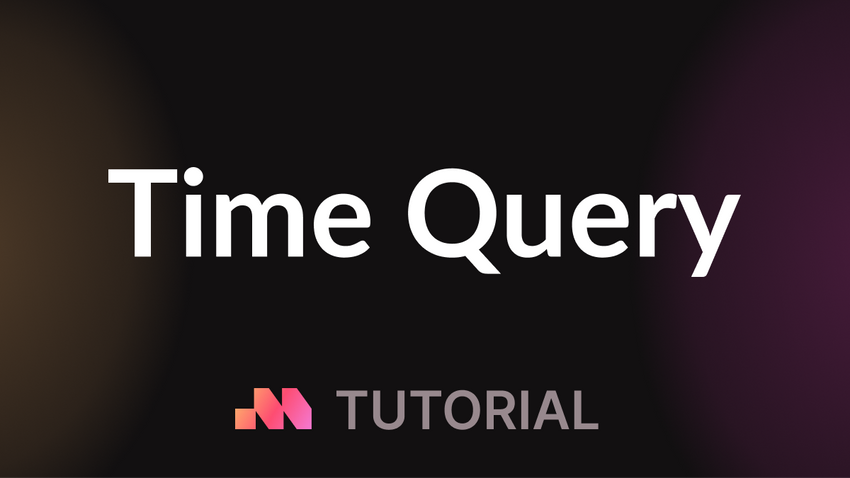Running a Time Query